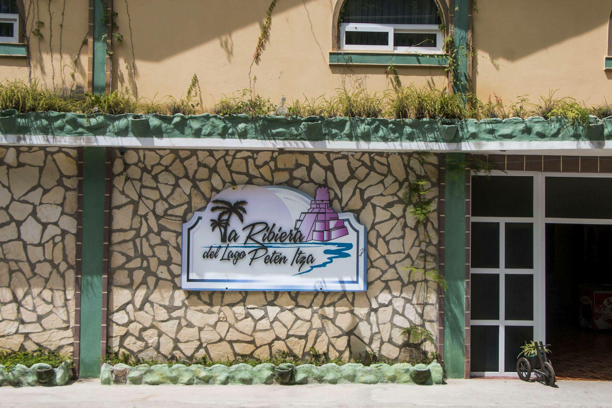 Hotel Ribiera Del Lago Peten Itza San Roman Exterior photo
